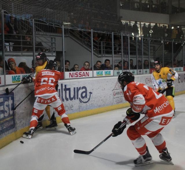 Photo hockey Ligue Magnus - Ligue Magnus : 10me journe : Epinal  vs Strasbourg  - LEtoile Noire coule son voisin
