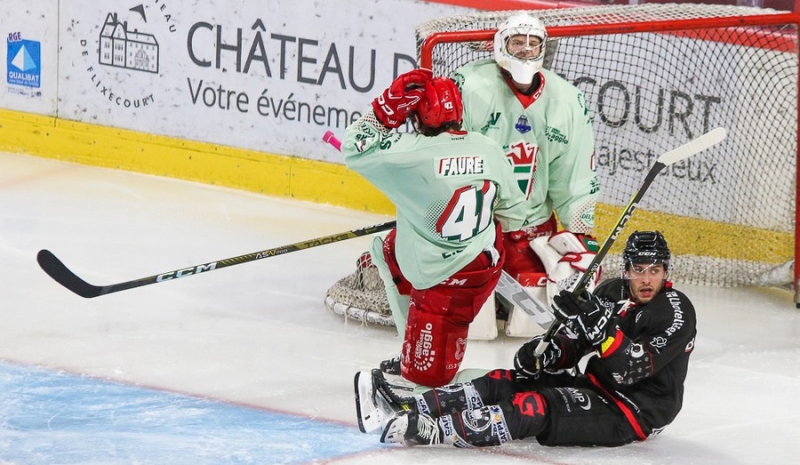 Photo hockey Ligue Magnus - Ligue Magnus : 11me journe : Amiens  vs Cergy-Pontoise - Jokers gagnant en picardie