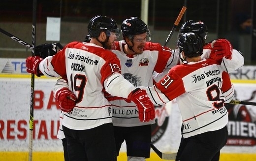 Photo hockey Ligue Magnus - Ligue Magnus : 11me journe : Chamonix  vs Nice - LM : Non sans suspense