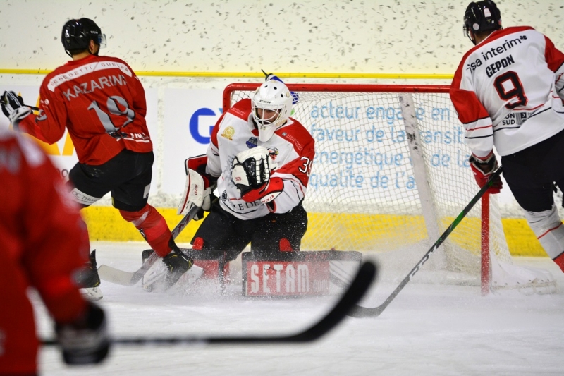 Photo hockey Ligue Magnus - Ligue Magnus : 11me journe : Chamonix  vs Nice - LM : Non sans suspense