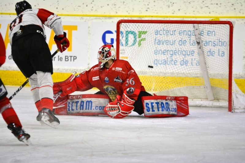 Photo hockey Ligue Magnus - Ligue Magnus : 11me journe : Chamonix  vs Nice - LM : Non sans suspense