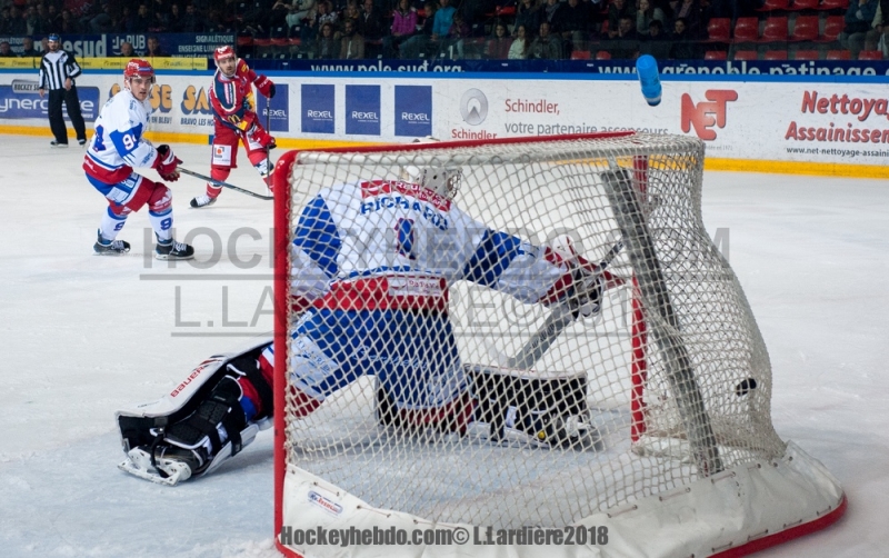 Photo hockey Ligue Magnus - Ligue Magnus : 11me journe : Grenoble  vs Lyon - Tout en power play ! 