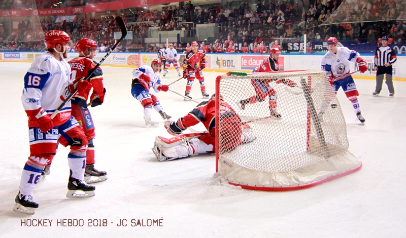Photo hockey Ligue Magnus - Ligue Magnus : 11me journe : Grenoble  vs Lyon - Tout en power play ! 