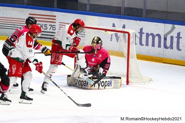 Photo hockey Ligue Magnus - Ligue Magnus : 11me journe : Rouen vs Cergy-Pontoise - Les Dragons de Rouen confirment