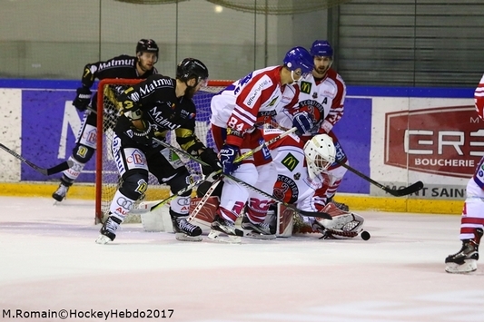 Photo hockey Ligue Magnus - Ligue Magnus : 11me journe : Rouen vs Mulhouse - Les Dragons contrlent