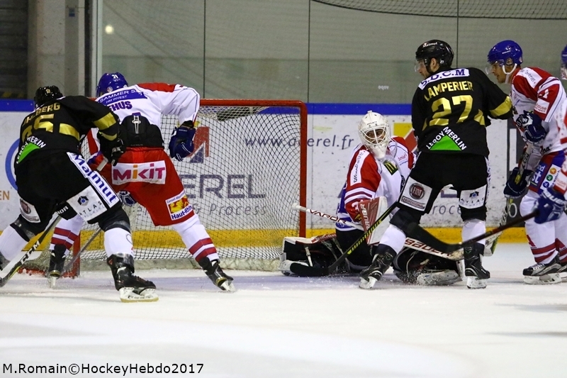 Photo hockey Ligue Magnus - Ligue Magnus : 11me journe : Rouen vs Mulhouse - Les Dragons contrlent