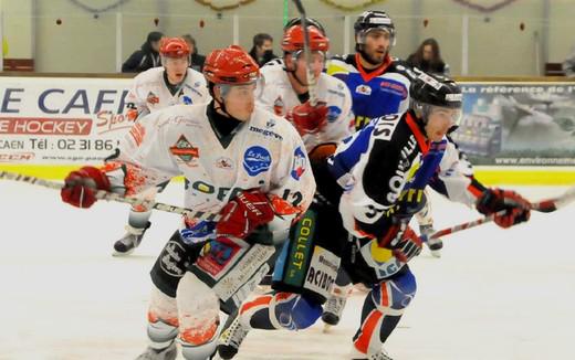 Photo hockey Ligue Magnus - Ligue Magnus : 12me journe : Caen  vs Mont-Blanc - Avalanche de buts sur le Mont Blanc