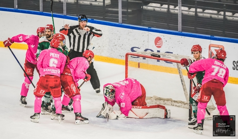 Photo hockey Ligue Magnus - Ligue Magnus : 12me journe : Cergy-Pontoise vs Brianon  - Cergy lemporte au terme dun match serr