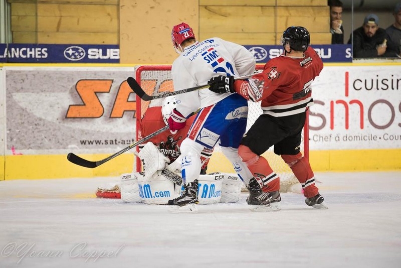 Photo hockey Ligue Magnus - Ligue Magnus : 12me journe : Chamonix  vs Lyon - La dbcle Chamoniarde