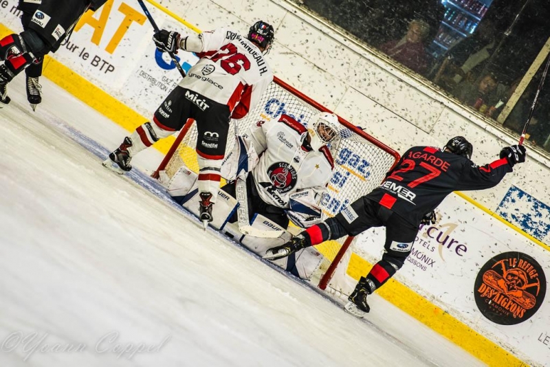 Photo hockey Ligue Magnus - Ligue Magnus : 12me journe : Chamonix  vs Mulhouse - Les Pionniers prennent leur revanche