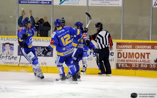 Photo hockey Ligue Magnus - Ligue Magnus : 12me journe : Dijon  vs Brest  - Eclaircies avec passages nuageux