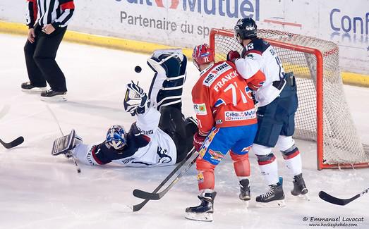 Photo hockey Ligue Magnus - Ligue Magnus : 12me journe : Lyon vs Angers  - Les Ducs  l
