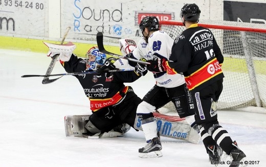 Photo hockey Ligue Magnus - Ligue Magnus : 12me journe : Nice vs Gap  - Les Aigles blanchissent les Rapaces