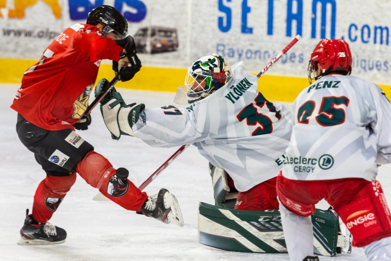 Photo hockey Ligue Magnus - Ligue Magnus : 13me journe : Chamonix  vs Cergy-Pontoise - Rude final  Chamonix !