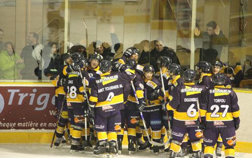 Photo hockey Ligue Magnus - Ligue Magnus : 13me journe : Chamonix  vs Strasbourg  - Au bout du suspense