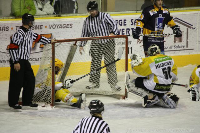 Photo hockey Ligue Magnus - Ligue Magnus : 13me journe : Chamonix  vs Strasbourg  - Au bout du suspense
