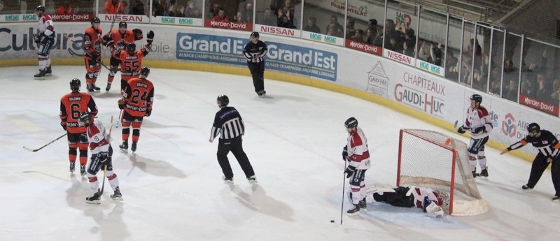 Photo hockey Ligue Magnus - Ligue Magnus : 13me journe : Epinal  vs Angers  - Avantage aux frres Gratton