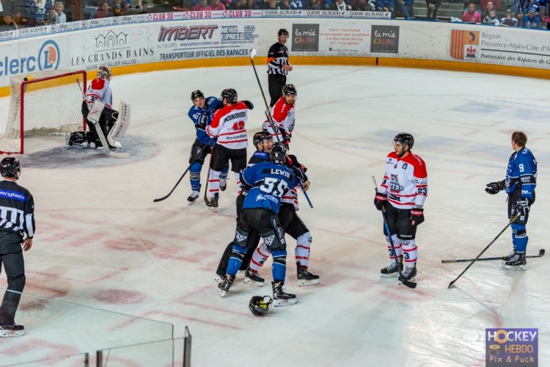 Photo hockey Ligue Magnus - Ligue Magnus : 13me journe : Gap  vs Bordeaux - Le Rapace s