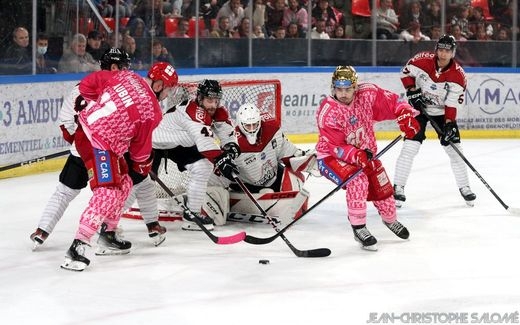 Photo hockey Ligue Magnus - Ligue Magnus : 13me journe : Grenoble  vs Bordeaux - Grenoble enchaine et remonte au classement !