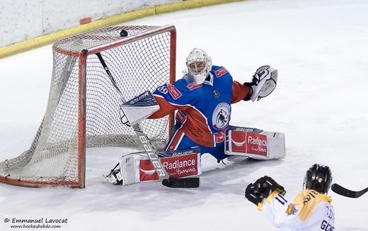Photo hockey Ligue Magnus - Ligue Magnus : 13me journe : Lyon vs Rouen - Les Lions  larrache & Video