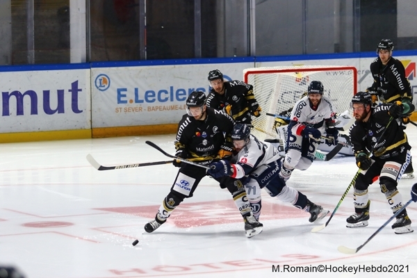 Photo hockey Ligue Magnus - Ligue Magnus : 13me journe : Rouen vs Angers  - La remontada des Dragons