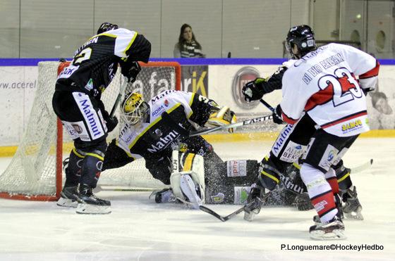 Photo hockey Ligue Magnus - Ligue Magnus : 13me journe : Rouen vs Brianon  - Les Dragons dans la douleur