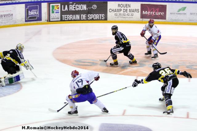 Photo hockey Ligue Magnus - Ligue Magnus : 13me journe : Rouen vs Lyon - Le retour du Dragon