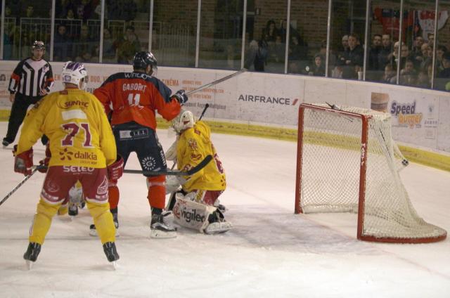 Photo hockey Ligue Magnus - Ligue Magnus : 14me journe : Angers  vs Dijon  - Les Ducs sont en d