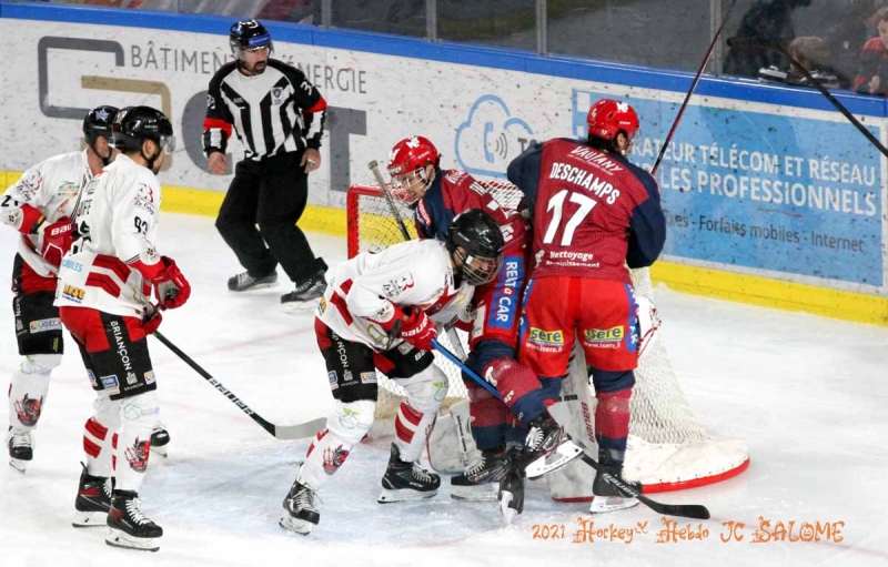 Photo hockey Ligue Magnus - Ligue Magnus : 14me journe : Grenoble  vs Brianon  - Grenoble, sans piti face  Brianon