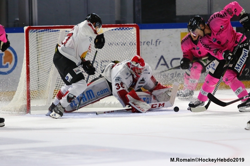 Photo hockey Ligue Magnus - Ligue Magnus : 14me journe : Rouen vs Chamonix  - LM : Victoire dans la douleur des Dragons