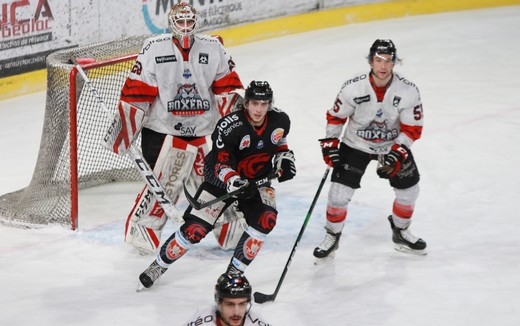 Photo hockey Ligue Magnus - Ligue Magnus : 15me journe : Amiens  vs Bordeaux - LM : Un bon coup de Bordeaux