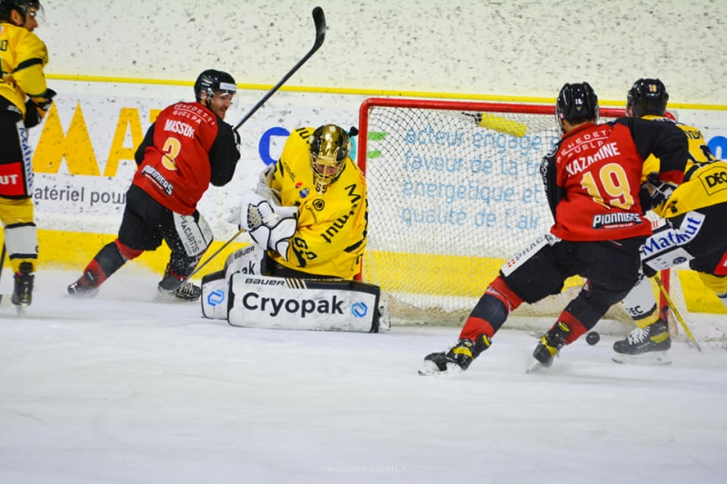 Photo hockey Ligue Magnus - Ligue Magnus : 15me journe : Chamonix  vs Rouen - Les Pionniers retrouvent le got de la victoire !