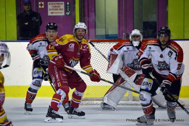 Photo hockey Ligue Magnus - Ligue Magnus : 15me journe : Dijon  vs Bordeaux - Les Boxers mordent la glace