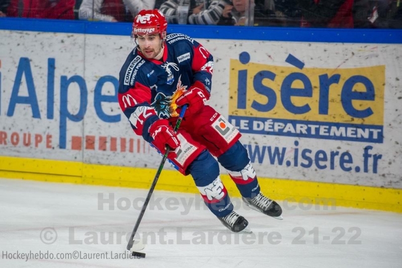 Photo hockey Ligue Magnus - Ligue Magnus : 15me journe : Grenoble  vs Anglet - Grenoble, parfaitement intraitable ! 