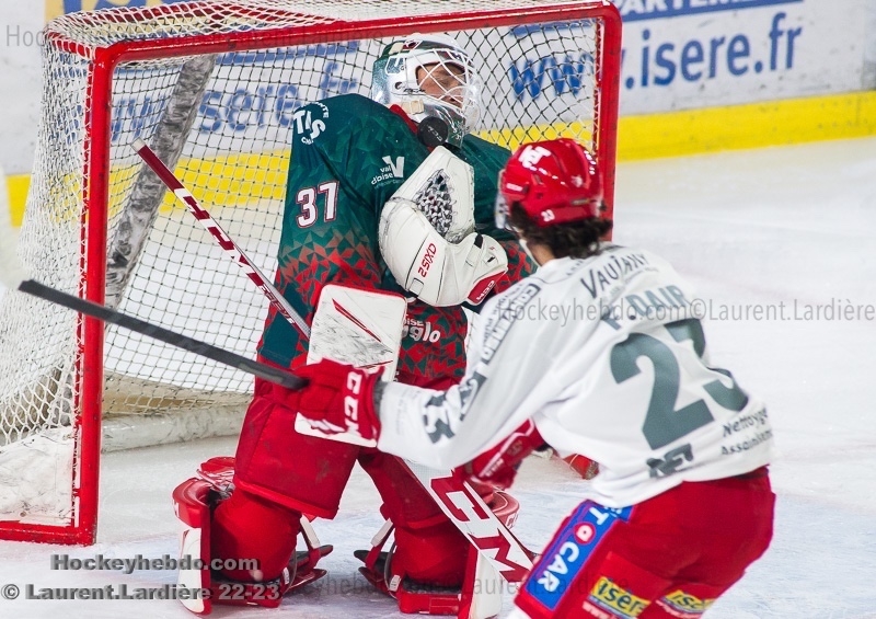 Photo hockey Ligue Magnus - Ligue Magnus : 15me journe : Grenoble  vs Cergy-Pontoise - Une srie de 5 pour Grenoble