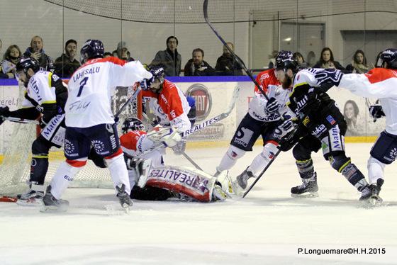 Photo hockey Ligue Magnus - Ligue Magnus : 15me journe : Rouen vs Angers  - Rouen aux deux visages 