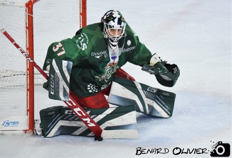 Photo hockey Ligue Magnus - Ligue Magnus : 16me journe : Cergy-Pontoise vs Brianon  - Victoire  larrache pour les Jokers.