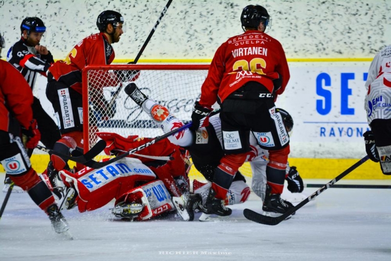Photo hockey Ligue Magnus - Ligue Magnus : 16me journe : Chamonix  vs Amiens  - Un tiers pour lemporter !