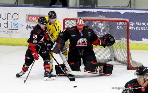 Photo hockey Ligue Magnus - Ligue Magnus : 16me journe : Nice vs Rouen - Sans surprise !