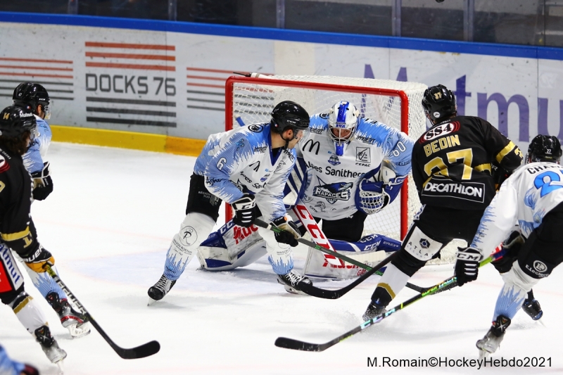 Photo hockey Ligue Magnus - Ligue Magnus : 16me journe : Rouen vs Gap  - Les Dragons impuissants