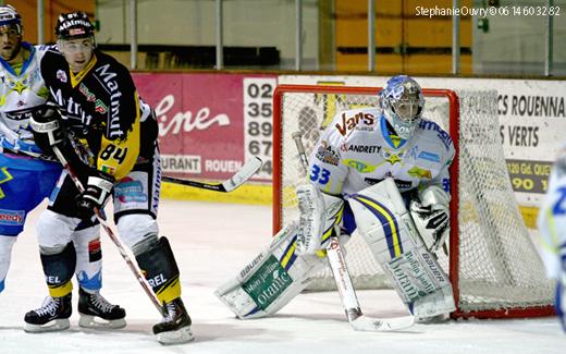 Photo hockey Ligue Magnus - Ligue Magnus : 16me journe : Rouen vs Gap  - Pas de miracle  l