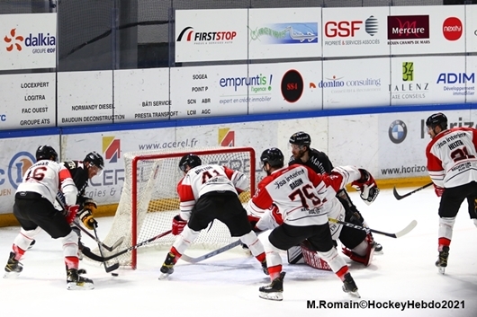 Photo hockey Ligue Magnus - Ligue Magnus : 16me journe : Rouen vs Nice - Le dragon domine l