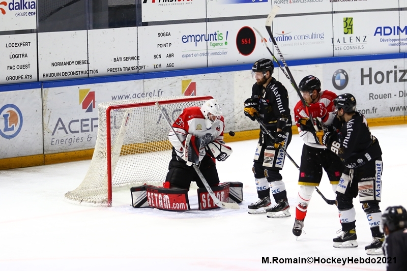 Photo hockey Ligue Magnus - Ligue Magnus : 16me journe : Rouen vs Nice - Le dragon domine l