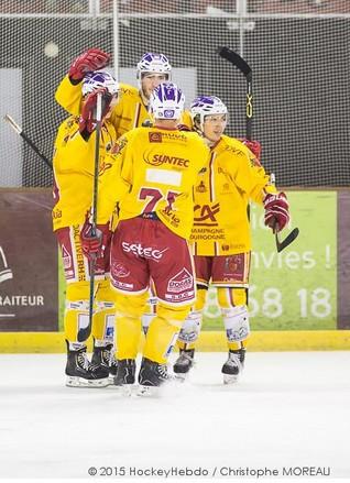 Photo hockey Ligue Magnus - Ligue Magnus : 17me journe : Amiens  vs Dijon  - Les Dijonnais repartent avec 2 points du Coliseum 