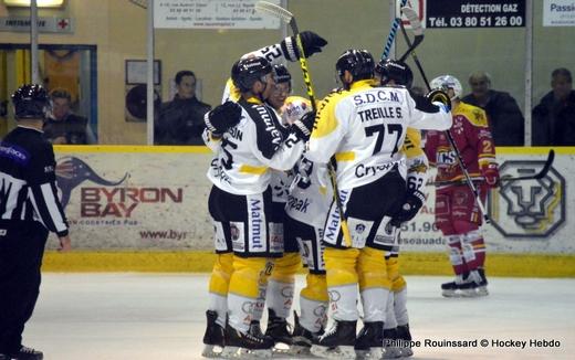 Photo hockey Ligue Magnus - Ligue Magnus : 17me journe : Dijon  vs Rouen - Les Dragons donnent la leon