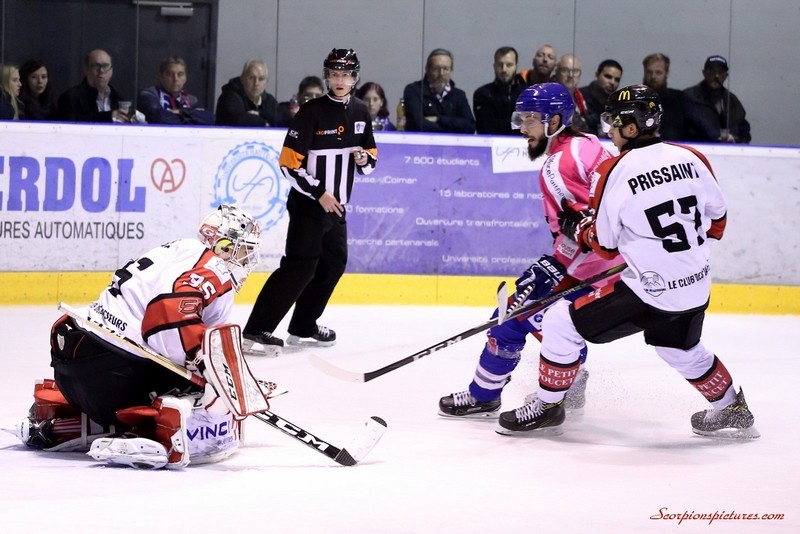 Photo hockey Ligue Magnus - Ligue Magnus : 17me journe : Mulhouse vs Amiens  - Aux coudes  coudes 