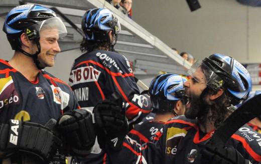 Photo hockey Ligue Magnus - Ligue Magnus : 18me journe : Caen  vs Amiens  - Les Drakkars renouent  la victoire.