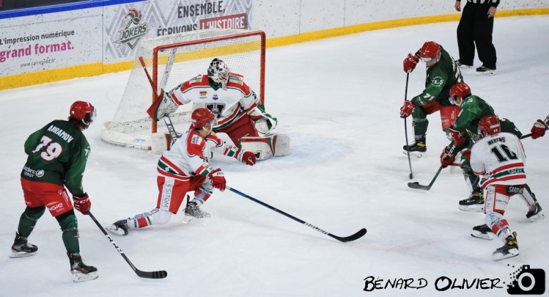 Photo hockey Ligue Magnus - Ligue Magnus : 18me journe : Cergy-Pontoise vs Anglet - Les Jokers retrouvent le got de la victoire
