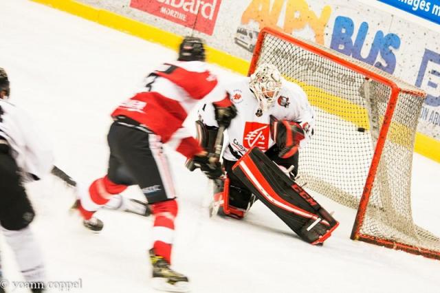 Photo hockey Ligue Magnus - Ligue Magnus : 18me journe : Chamonix / Morzine vs Amiens  - Les Gothiques frustrent les Pionniers