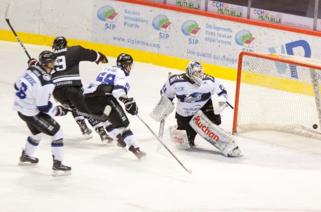 Photo hockey Ligue Magnus - Ligue Magnus : 19me journe : Amiens  vs Gap  - Les Rapaces font craquer les Gothiques en fin de match 
